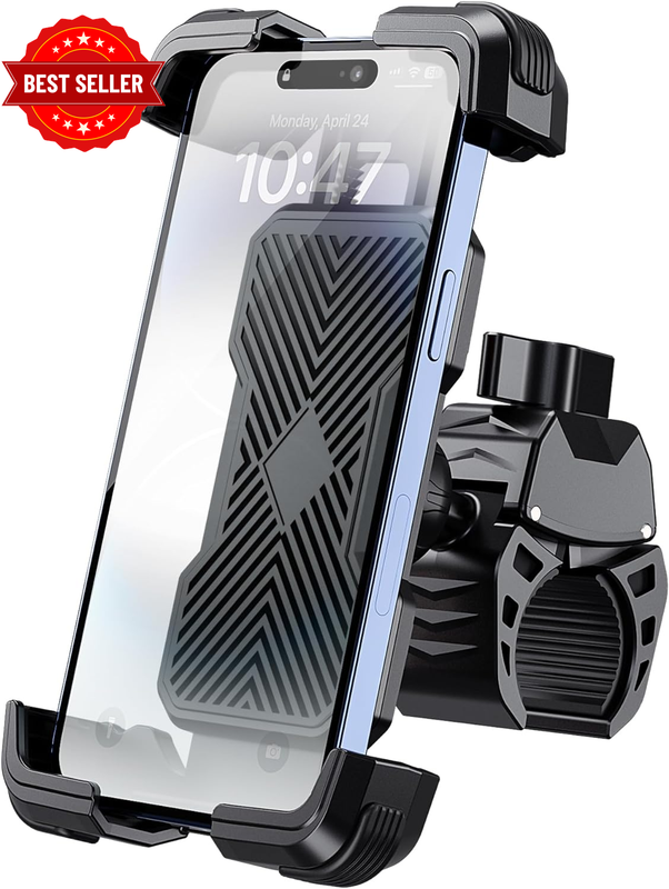 Bike Phone Holder Mount Motorcycle Phone Holder Handlebar Clamp for Road Bike MT