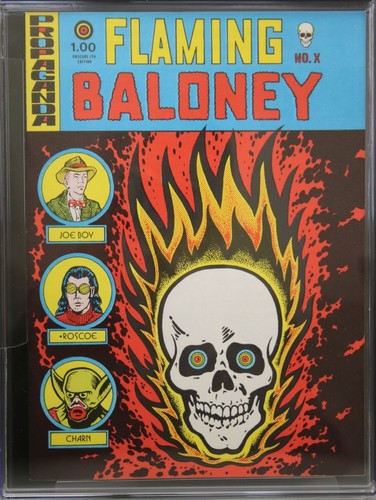 Flaming Baloney #X 1976-1st issue ~ CGC 9.2 ~ pre: American Splendor-Pekar-Dumm