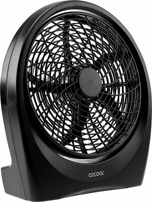 02COOL Treva Fan Battery/Electric Operated Indoor Outdoor w/ AC Adapter, 10''