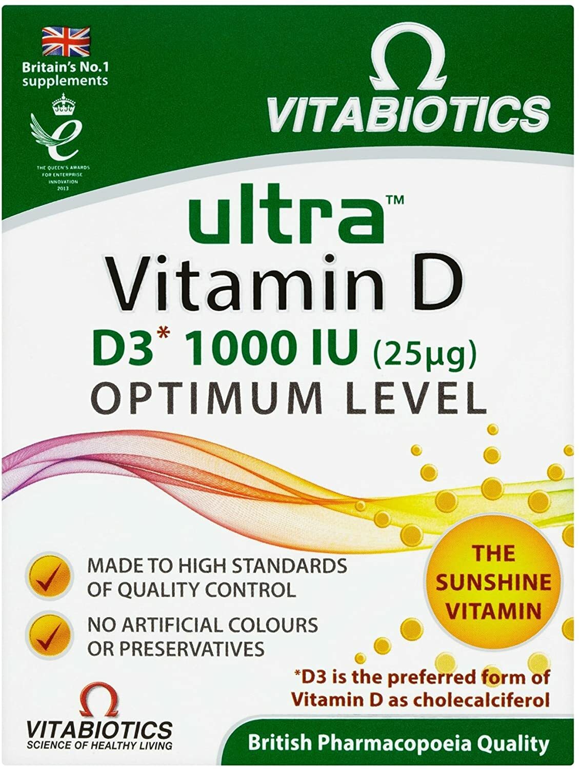 Vitabiotics Ultra Vitamin D Optimum Level 96 Tablets Ebay