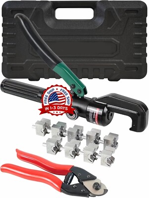 Gama De Herramientas De Engarce Hidráulicas Manuales 9 Pares De Troqueles US New
