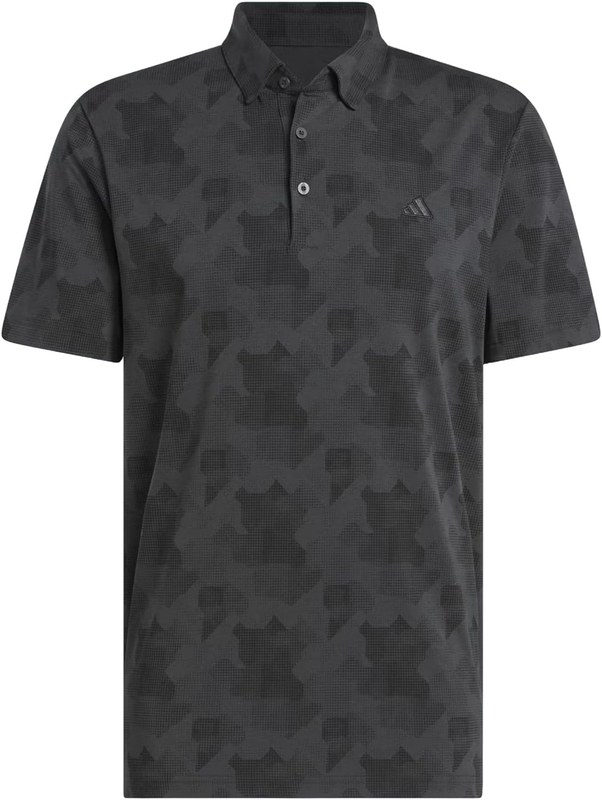 adidas Men's Golf Go-To Stripe Print Polo Shirt