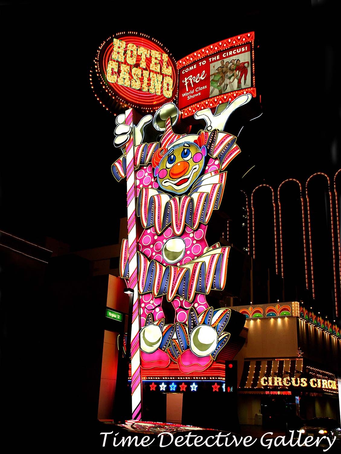 80’s Black sheep usa製circus circus reno The Circus Circus Casino Marquis at Night, Reno, Nevada