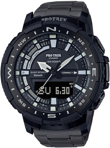 Pre-owned Casio Protrek Prt-b70yt-1jf Angler Line Men's Watch In Box From Japan