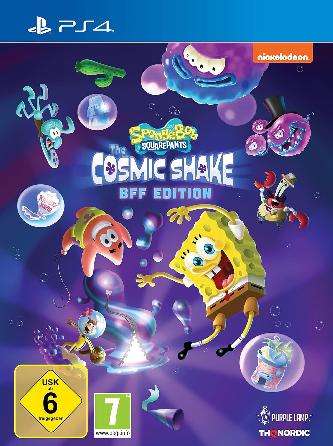 SpongeBob SquarePants The Cosmic Shake BFF Edition PS4 Spiel Action NEU - Bild 1 von 2