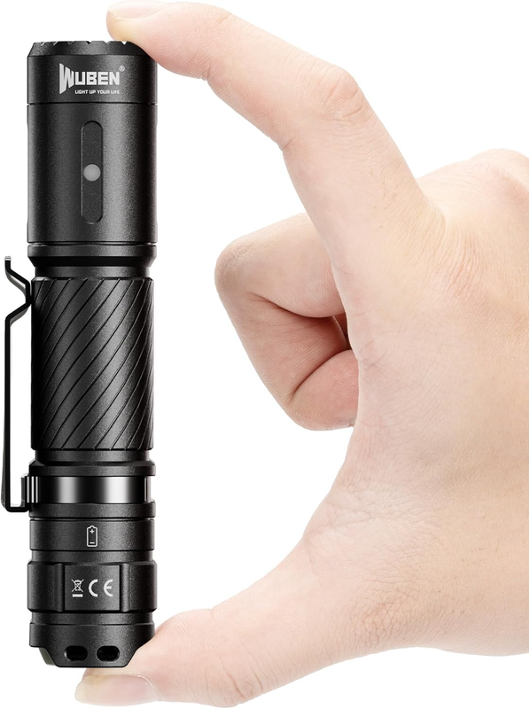 C3 LED Torch Rechargeable, 1200 High Lumens Tactical Flashlight