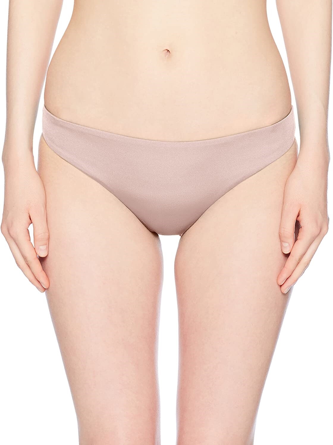 Bikini Lab Womens 183854 Solid Basic Cinched Back Hipster Bikini Bottom Size L
