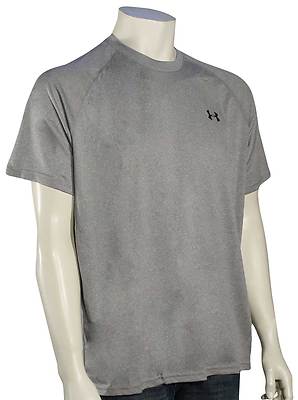 

Футболка Under Armour Tech — True Grey Heather / Steel — новинка