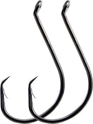 100PCS Catfish Octopus Offset Circle Fishing Hooks Saltwater Size 10/0 - 1/0