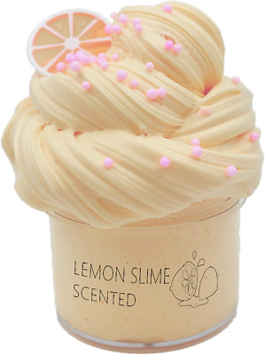 Upgraded Butter Slime, Scented Stretchy Lemon Slime, Super Soft and Non-Sticky, 
