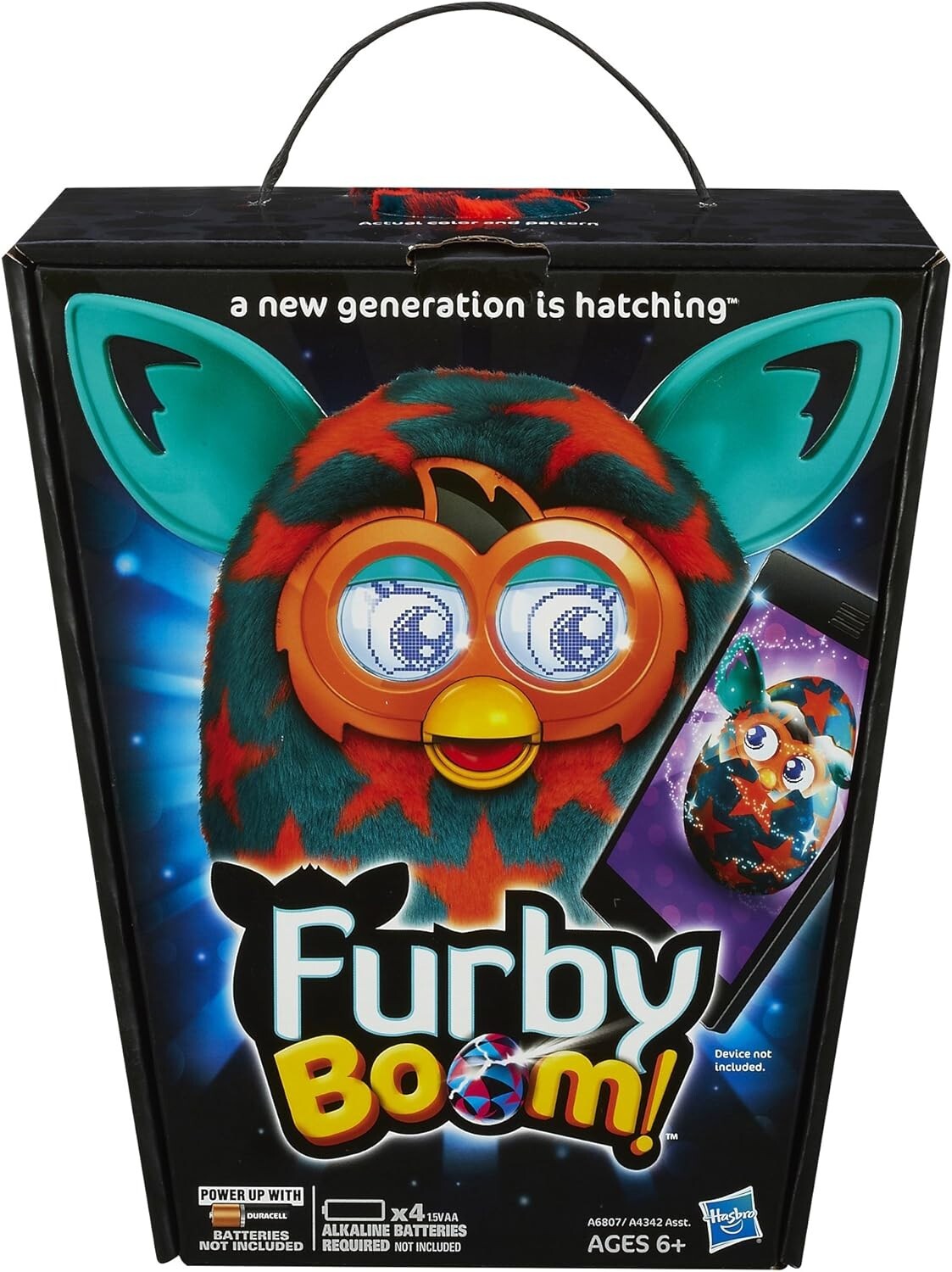 Furby Boom Orange Stars Plush Toy Hasbro 2012- NEW | eBay