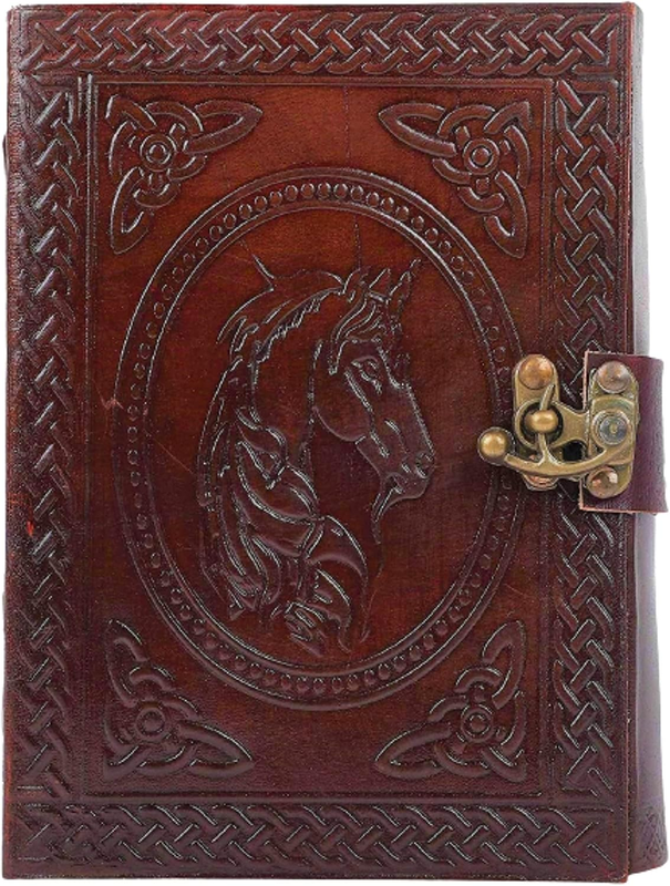 Horse Leather Journal - Antique Handmade | Leather Bound Journal | Sketchbook -