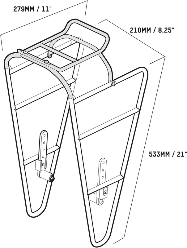 Outpost Front and Rear World Touring Bike Rack