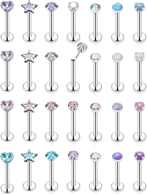 20g labret jewelry deals