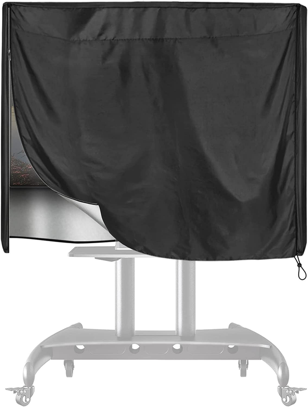 Cover For 60-72 Inches Mobile Tv Cart Black Waterproof M