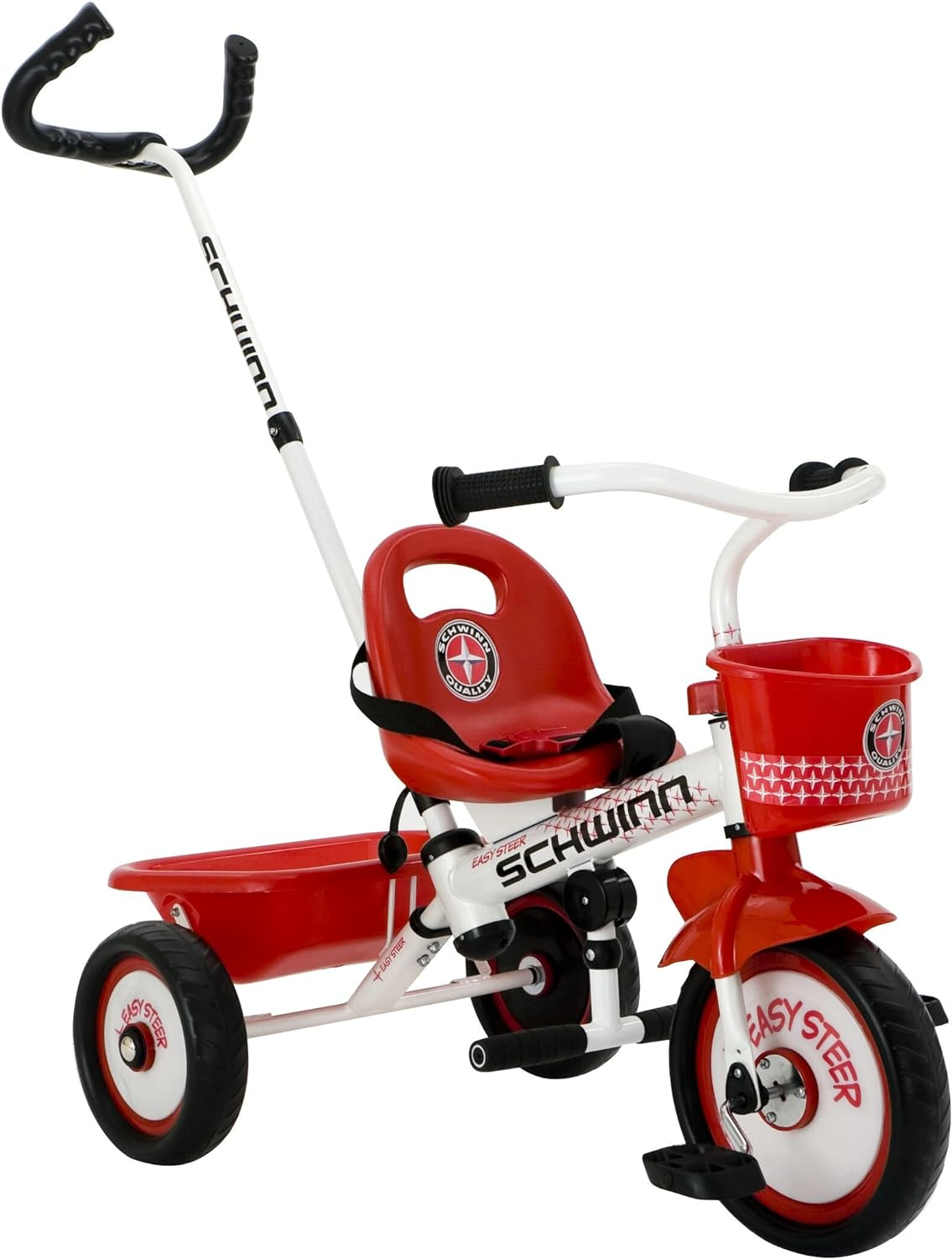 Schwinn Easy Steer Bike for Toddler, Kids Tricycle with Remo