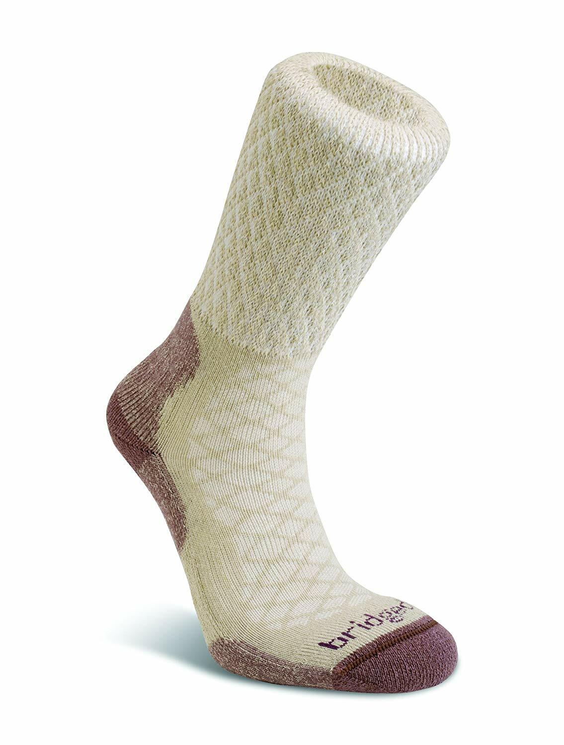 Bridgedale Women's MerinoFusion Trail Hiking Socks, Sand, Small ( Women 4 - 6 )
