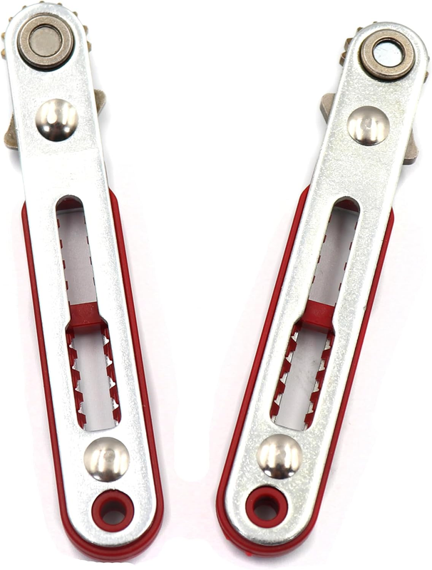 2Pcs Mini Ratchet Wrench Screwdriver Set, Elbow Head & Flat Head, 1/4 Inch Ratch