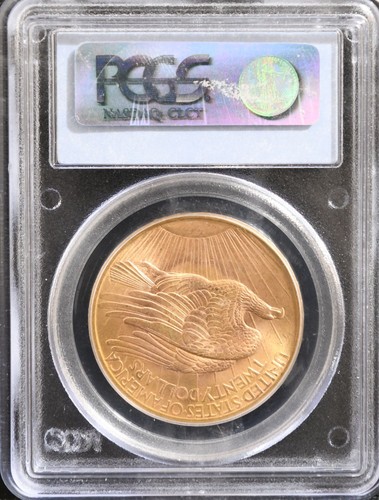 1908 No Motto United States $20 Double Eagle Gold  St. Gaudens PCGS MS 65 Gem