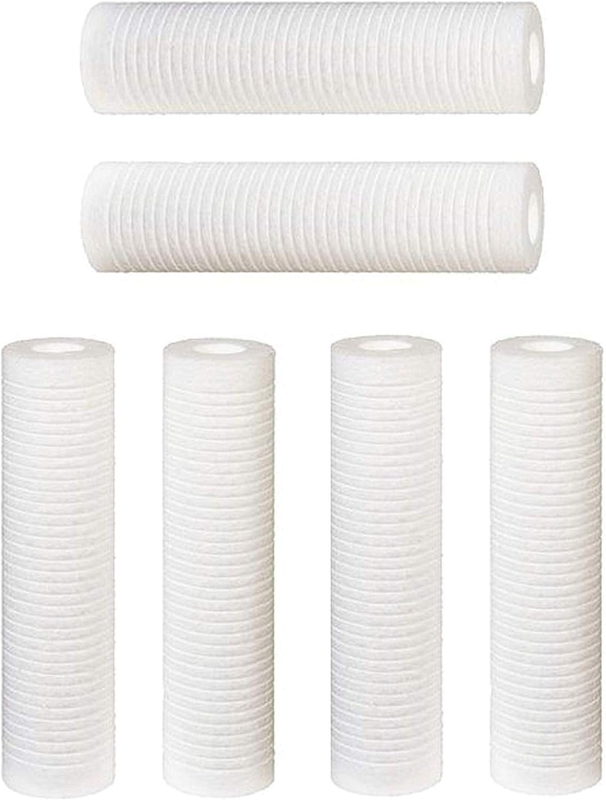 CFS &ndash; 6 Pack Grooved Sediment Melt Blown Water Filter Cart