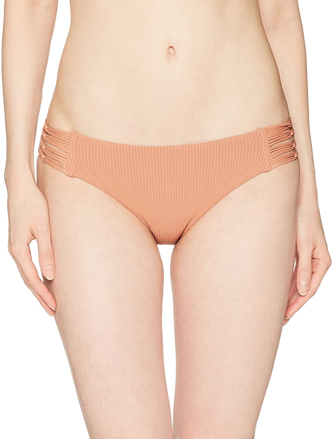 Body Glove Women's 188615 Ruby Ibiza Ribbed Bronze Bikini Bottom Swimwear Size S