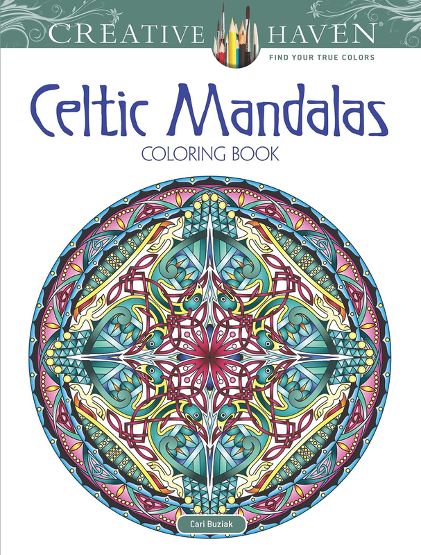 Creative Haven Celtic Mandalas Coloring Book