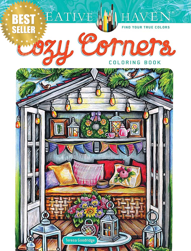 Creative Haven Cozy Corners Coloring Book