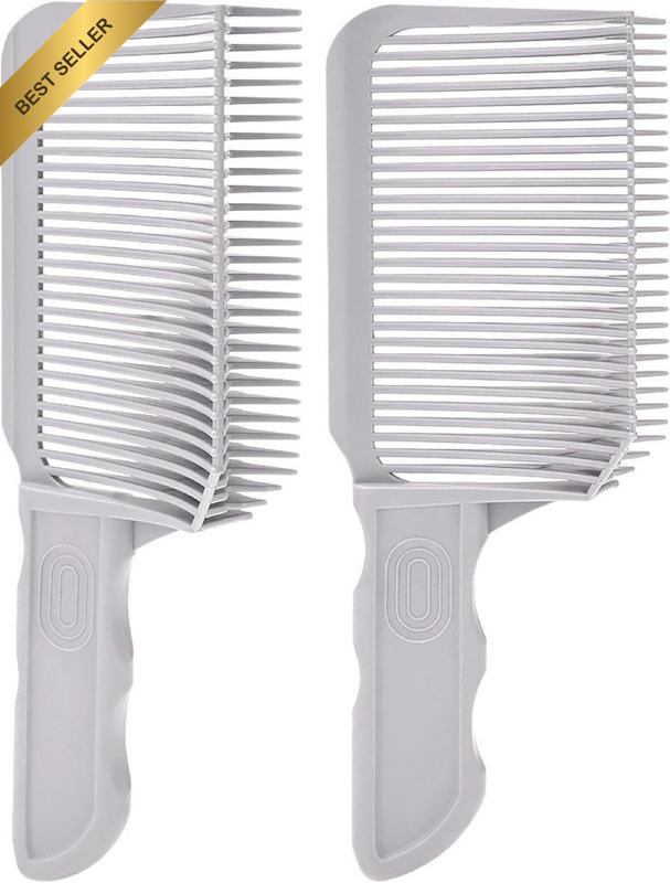 2Pcs Barber Fade Combs, Professional Hair Cutting Comb, Heat Resistant Flat Top