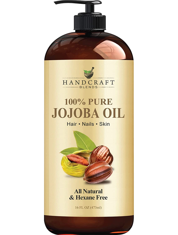 Handcraft Jojoba Oil 16 Fl. Oz &ndash; 100% Pure & Natural Jojoba Oil for Skin, Face,