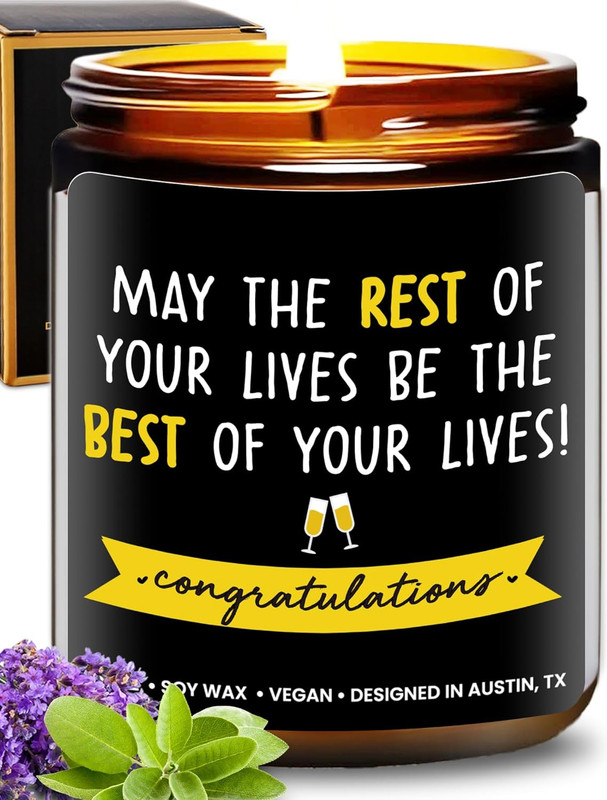Wedding Candle Bridal Shower Gifts Ideas Bride Gifts for Wedding