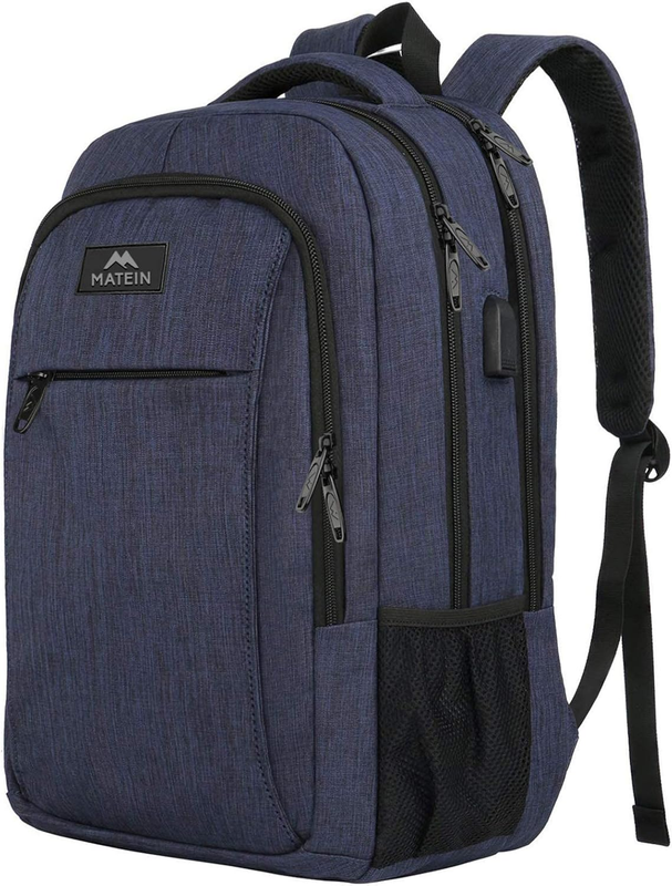 Laptop Backpack with USB Charging Port,Slim Travel Backpack with Laptop Compartm