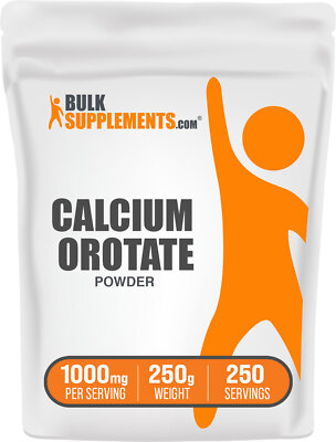 BulkSupplements Calcium Orotate Powder - Fasting Supplement - Bone Support