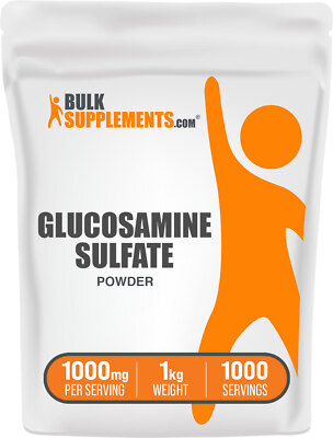 BulkSupplements Glucosamine Sulfate Powder - 1000mg Per Serving