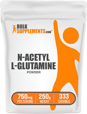 BulkSupplements N-Acetyl L-Glutamine Powder - Helps Boost Athletic Endurance