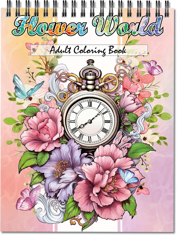 Adult Colouring Book, Colouring Book for Adults Relaxation and Stress Relief, Ad