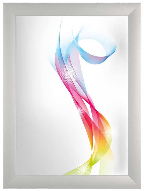 Framo Cadre Photo Bois ArgentÃ© Mat 54x10 Cm Ã  54x150 Cm, Avec Verre Acrylique