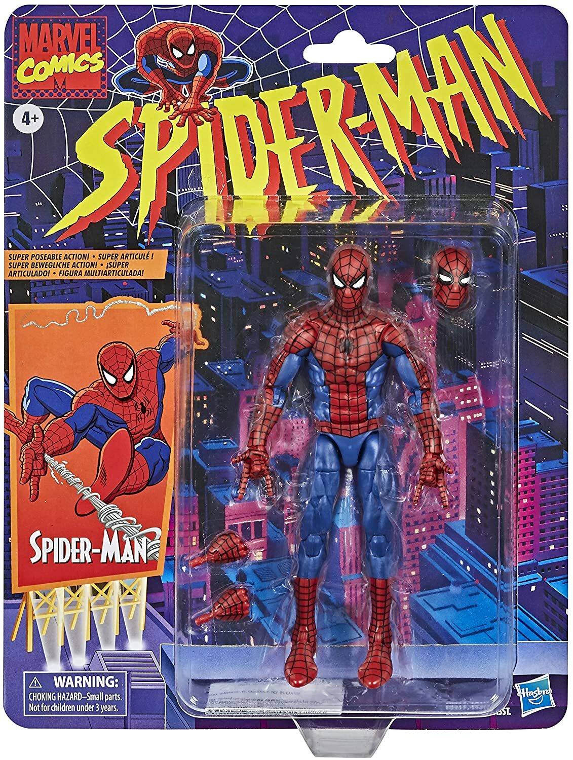 【希少】70s~80s spider man vintage toy Marvel Legends Retro Wave - Super-Posable Spider-Man