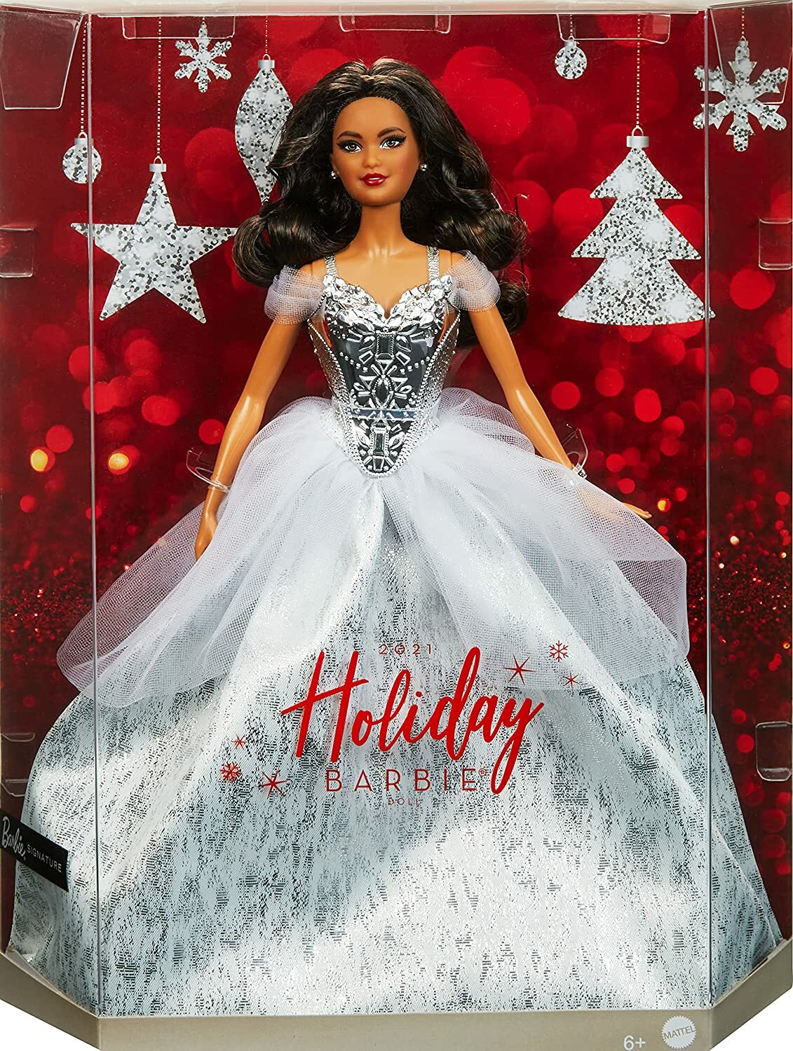 Barbie 2021 Holiday Christmas Doll 12-inch in Silver Gown Barbie 2021 Holiday Christmas Doll 12-inch in Silver Gown