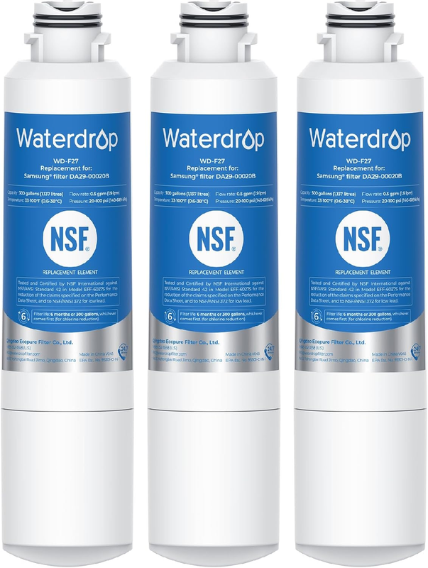 DA29-00020B Refrigerator Water Filter, Replacement for Samsung HAF-CIN/EXP, DA29