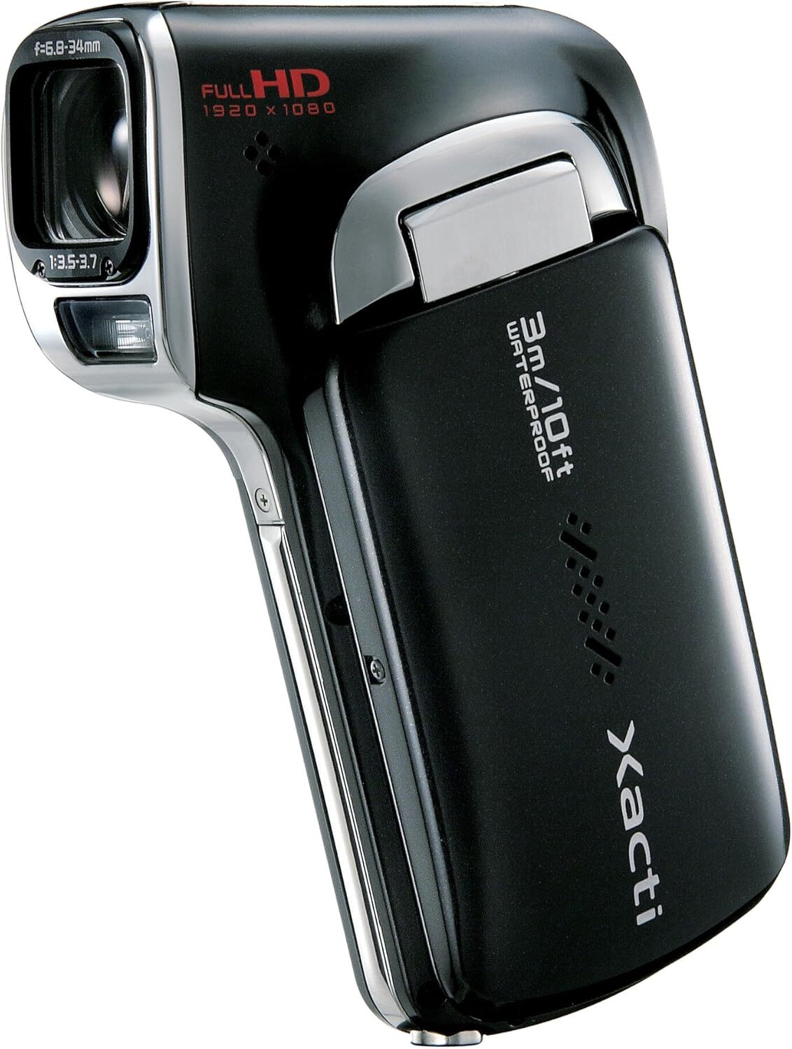 SANYO　Xacti DMX-CA100 SANYO Xacti CA100 Black Waterproof HD Digital Movie Camera