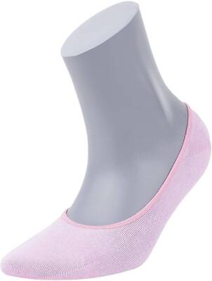 Bambooven Women's Bamboo Premium No Show Invisible Socks 6 Pairs-612