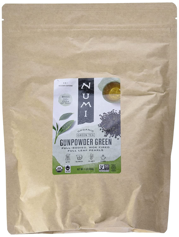 Gunpowder Green, 16 Ounce Pouch, Loose Leaf Tea, 200+ Cups, Pac