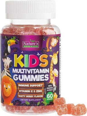Kids Multivitamin Gummies Natural Gummy Multi Vitamin for Kids Immune Support