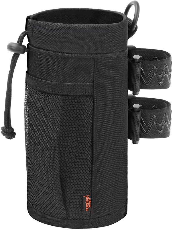 Bike Water Bottle Holder, 16 - 24Oz Bike Cup Holder with Removable Non-Slip Stra