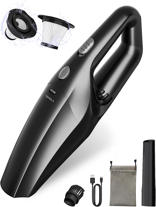 Handheld Vacuum Cleaner Cordless, Portable Car Vacuum Cleaner Rechargeable