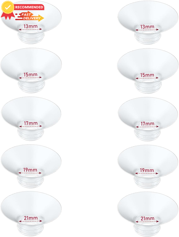10PCS Flange Inserts 13-21mm for Momcozy M9/M6/M5/S12 Pro, Spectra, Medela,