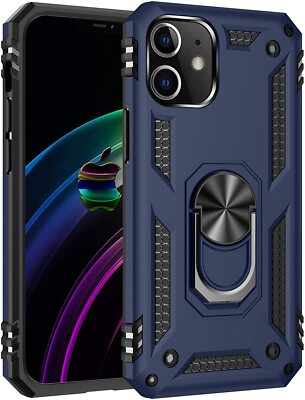 Shockproof Ring Case For iPhone 16 15 14 13 12 11 Pro Xr Xs Max 8 7 Plus SE