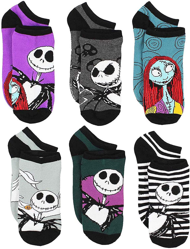 the Nightmare before Christmas Womens Multi Pack Socks (Teen/Adult)