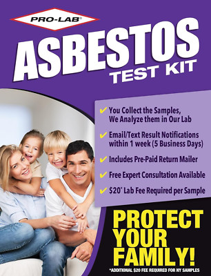 Asbestos Test Kit - (2 Samples) Emailed Results within 3 to 5 Business Days - In
