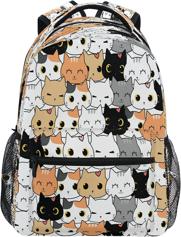 Bookbag Kids School Bags Backpacks Cat